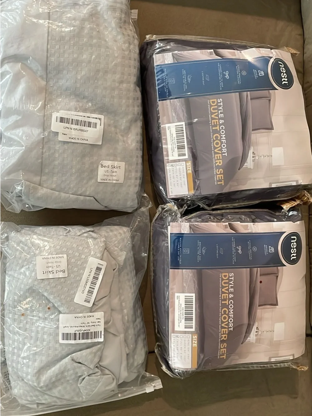 NESTL Style & Comfort Duvet Cover Sets and bed Skirts